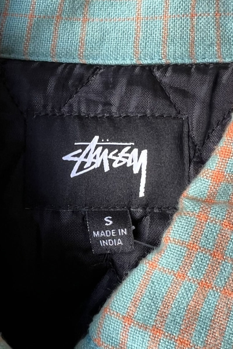 18'S ZIP UP PLAID SHIRT JACKET / CHECK [SIZE: S USED]