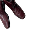 画像をギャラリービューアに読み込む, MADE IN ITALY SQUARE TOE CHUKKA BOOTS / BURGUNDY [SIZE: UK7.5 (26.5cm相当) USED]
