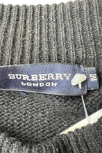 画像をギャラリービューアに読み込む, MADE IN ITALY PATCH WORK COTTON SWEATER / BLACK [SIZE: M USED]
