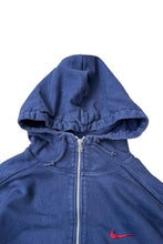 画像をギャラリービューアに読み込む, Y2K 06&#39;S HALF-ZIP HOODIE SWEATSHIRT / NAVY [SIZE: L USED]
