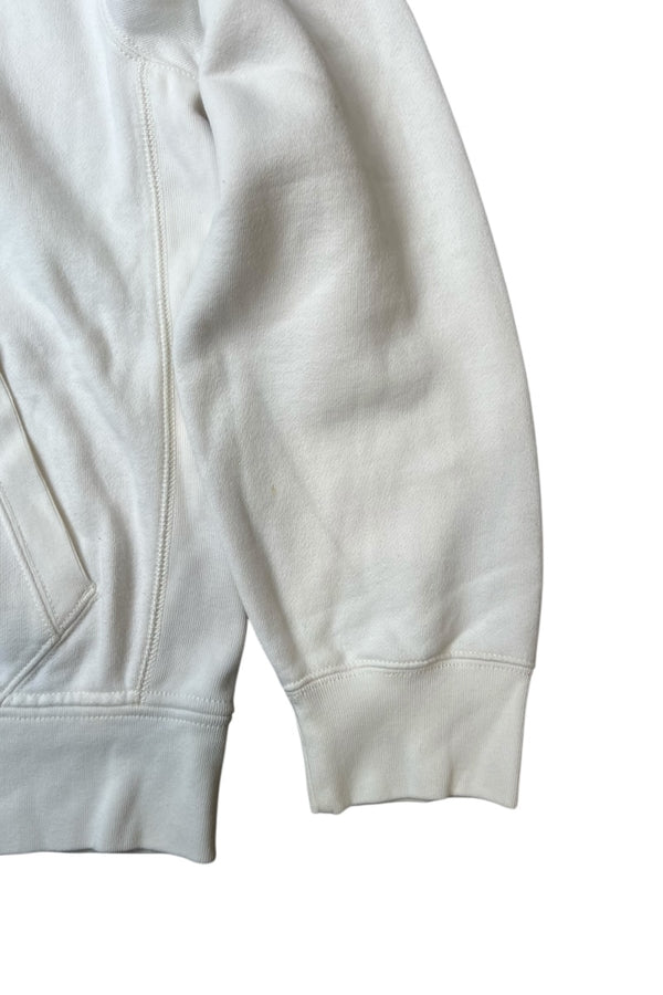 90'S ZIP SWEAT HOODIE / WHITE [SIZE: L USED]