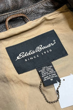 画像をギャラリービューアに読み込む, WORN BROWN LEATHER ZIP JACKET / BROWN [SIZE: M USED]
