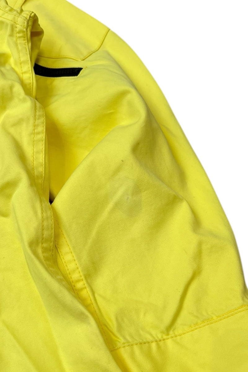 MADE IN USA COTTON SHIRT JACKET / YELLOW [SIZE: M USED]