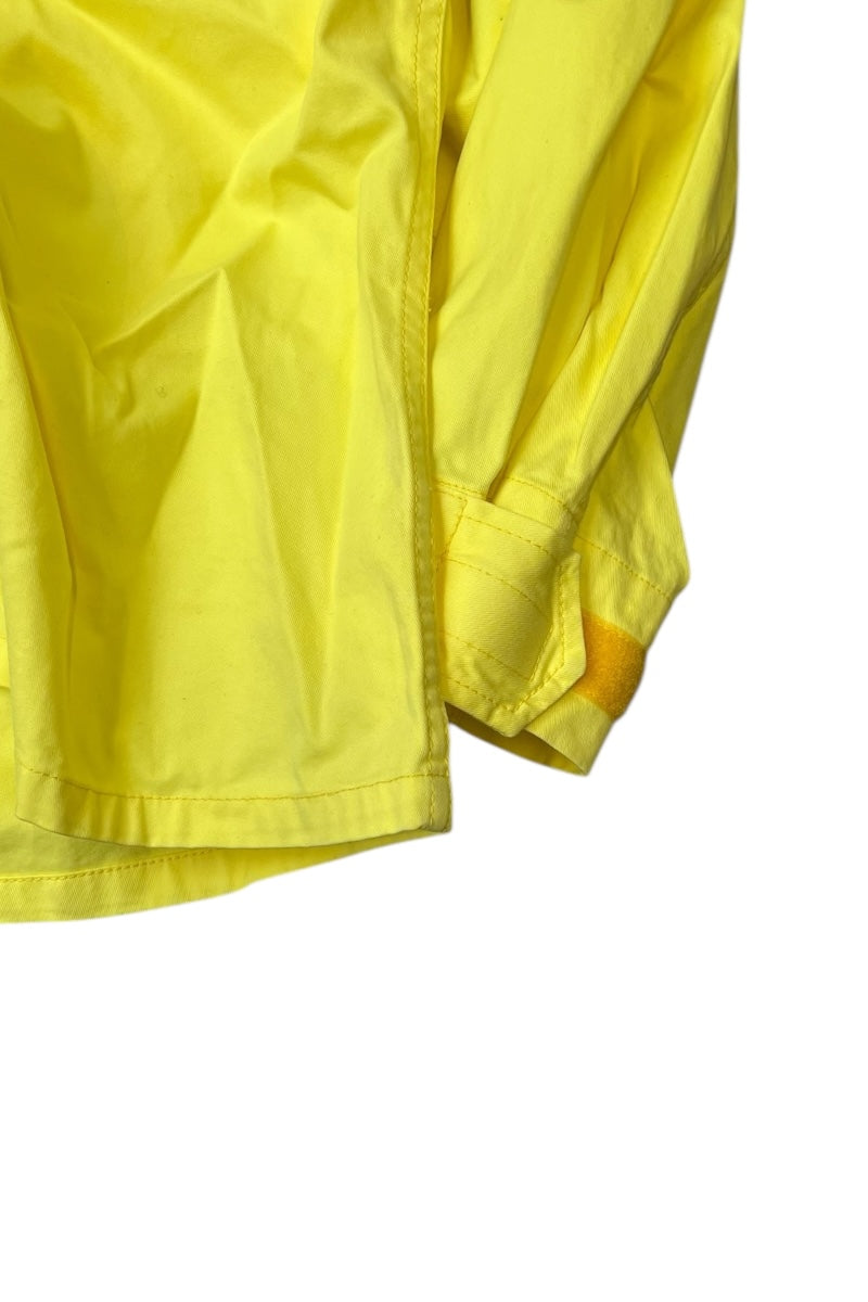 MADE IN USA COTTON SHIRT JACKET / YELLOW [SIZE: M USED]