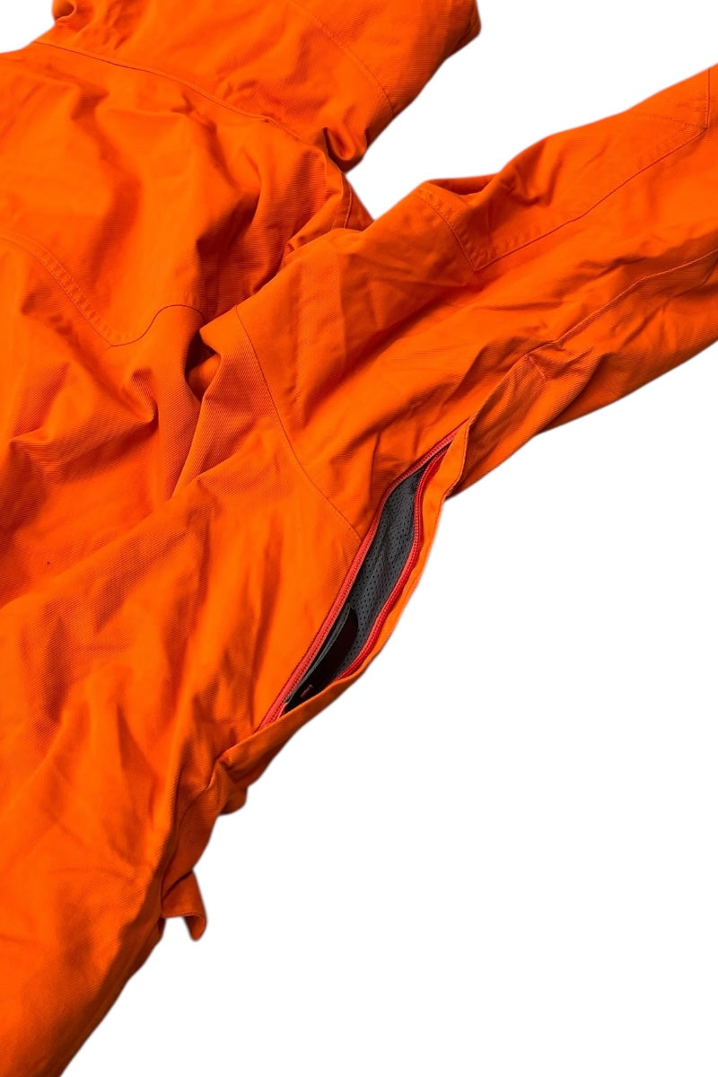 SNOWBOARD PUFF JACKET / ORANGE [SIZE: M USED]