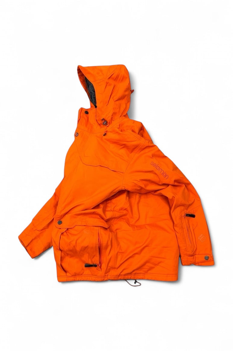 SNOWBOARD PUFF JACKET / ORANGE [SIZE: M USED]