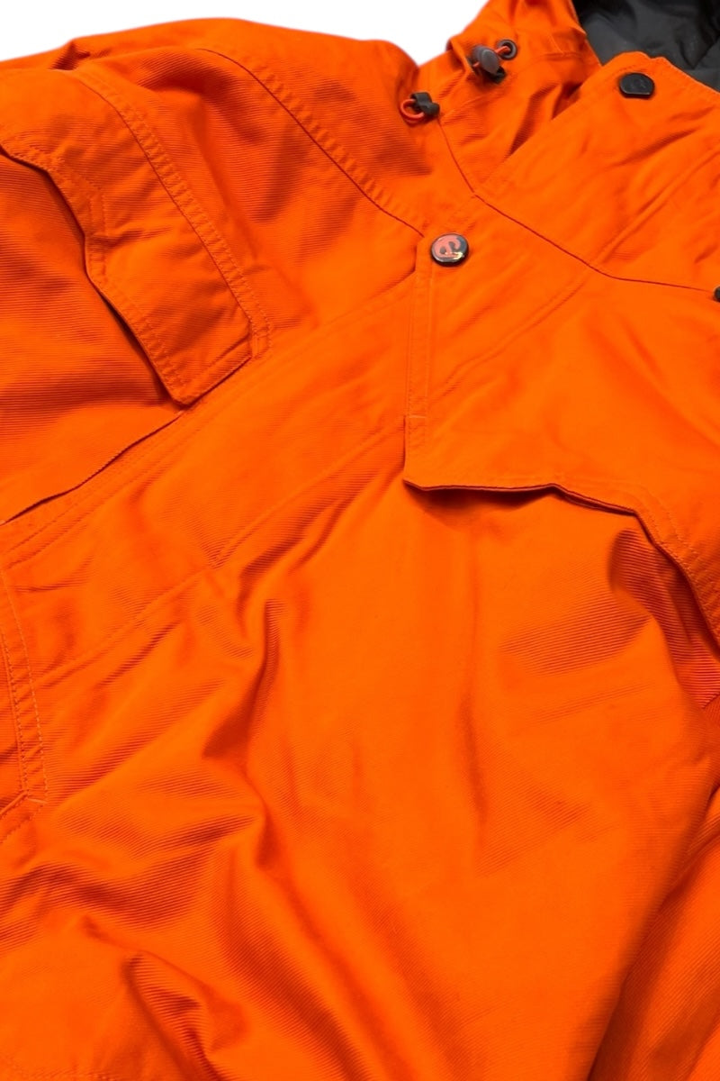 SNOWBOARD PUFF JACKET / ORANGE [SIZE: M USED]