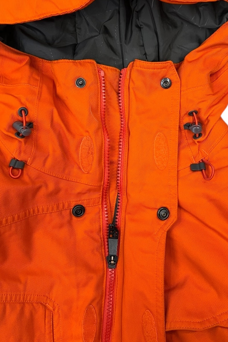 SNOWBOARD PUFF JACKET / ORANGE [SIZE: M USED]