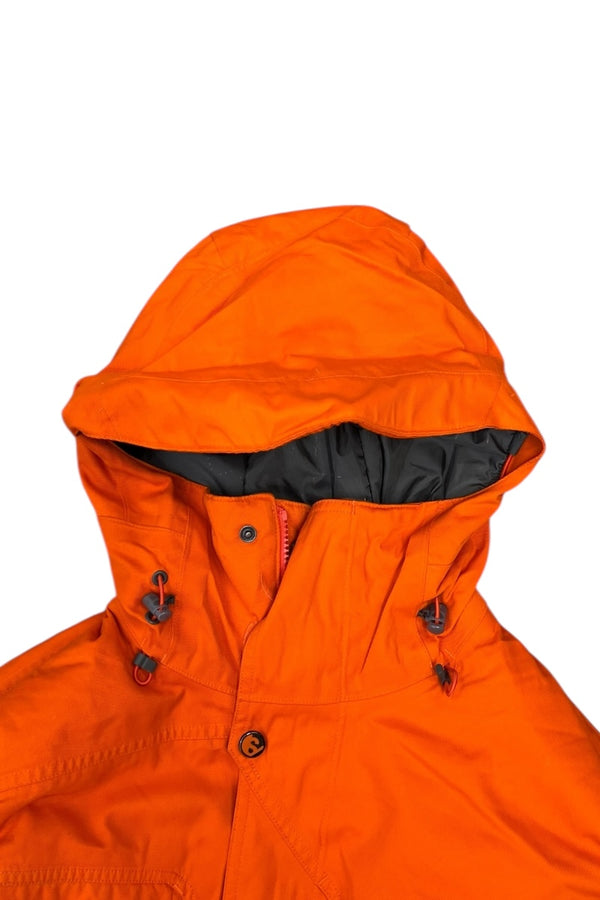 SNOWBOARD PUFF JACKET / ORANGE [SIZE: M USED]