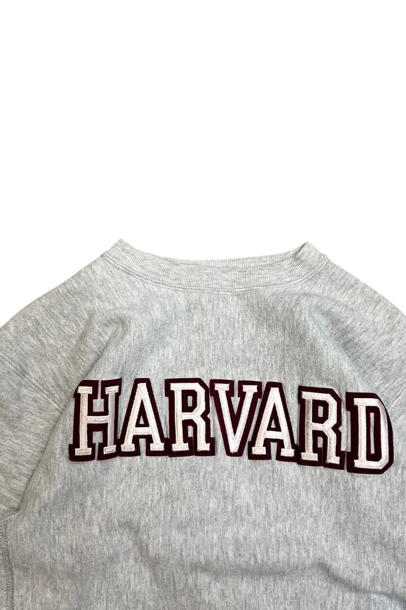 MADE IN USA 90'S HARVARD REVERSE WEAVE SWEATSHIRT / GRAY [SIZE: XL USED]