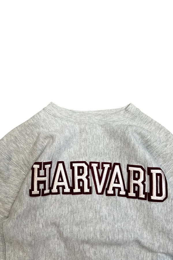MADE IN USA 90'S HARVARD REVERSE WEAVE SWEATSHIRT / GRAY [SIZE: XL USED]
