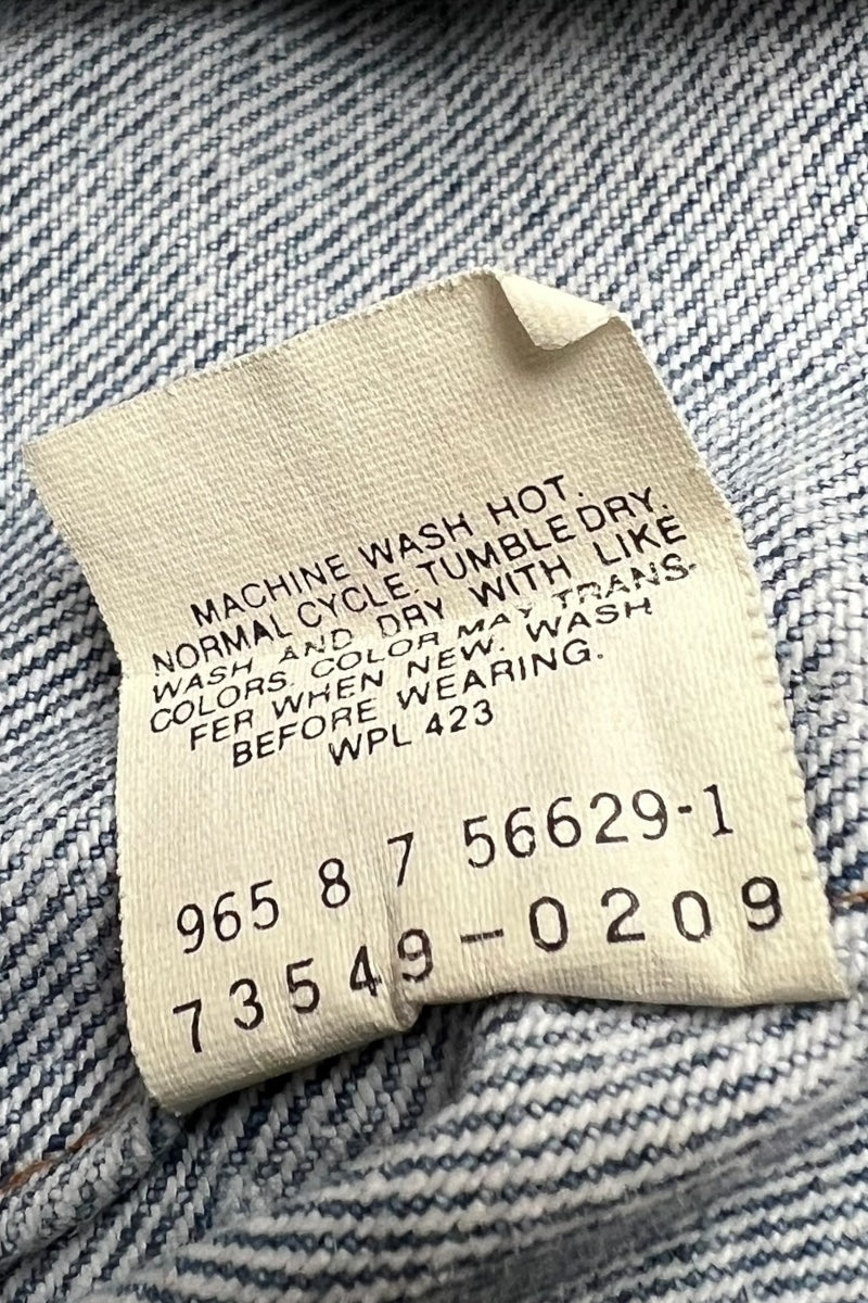 MADE IN USA 97'S 73549-0209 DENIM JACKET / INDIGO [SIZE: M USED]