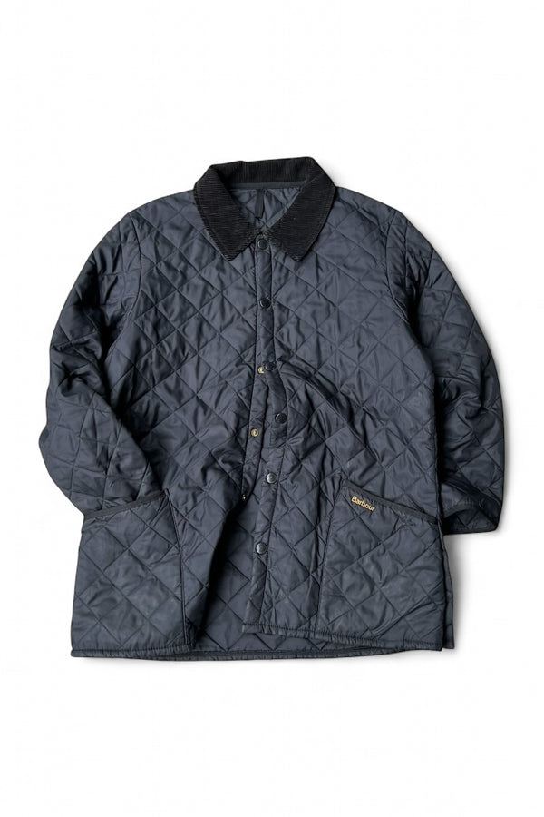 Y2K EARLY 00'S NYLON QUILTING JACKET / BLACK [SIZE: L USED]