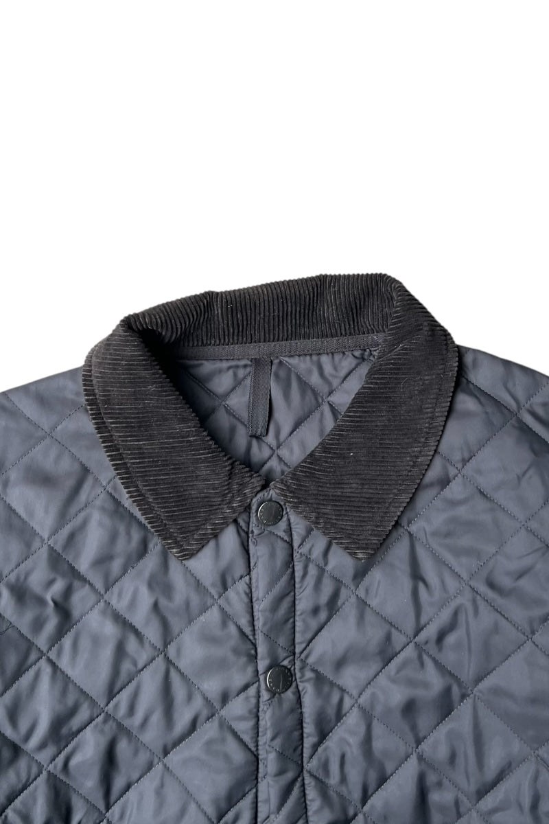 Y2K EARLY 00'S NYLON QUILTING JACKET / BLACK [SIZE: L USED]