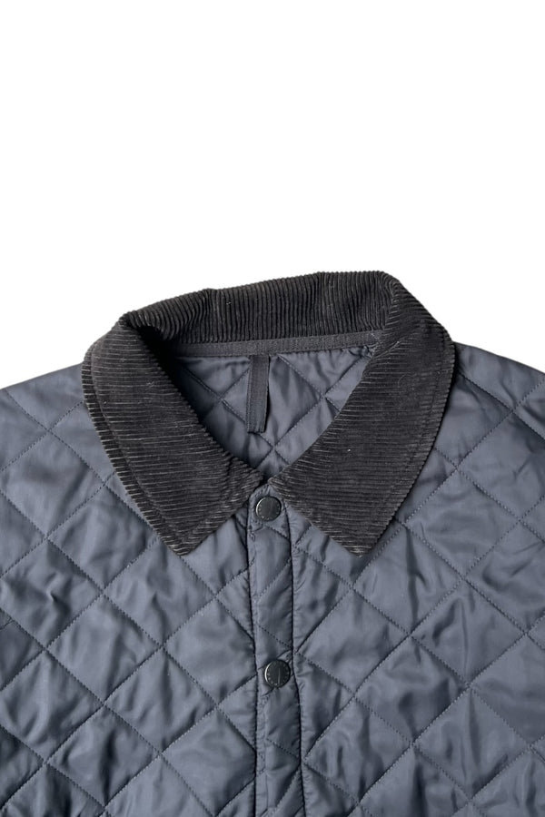 Y2K EARLY 00'S NYLON QUILTING JACKET / BLACK [SIZE: L USED]
