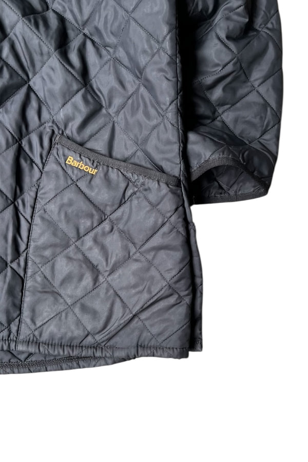 Y2K EARLY 00'S NYLON QUILTING JACKET / BLACK [SIZE: L USED]