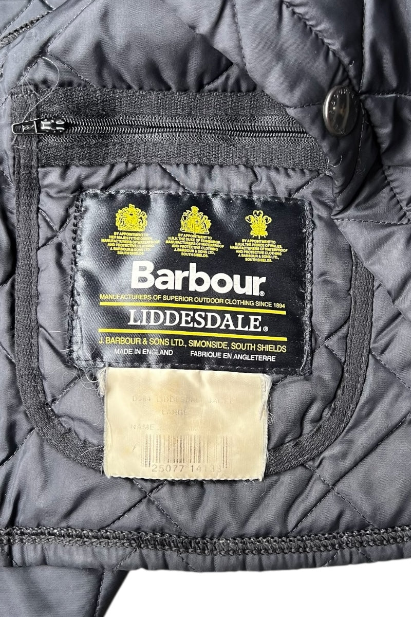 Y2K EARLY 00'S NYLON QUILTING JACKET / BLACK [SIZE: L USED]