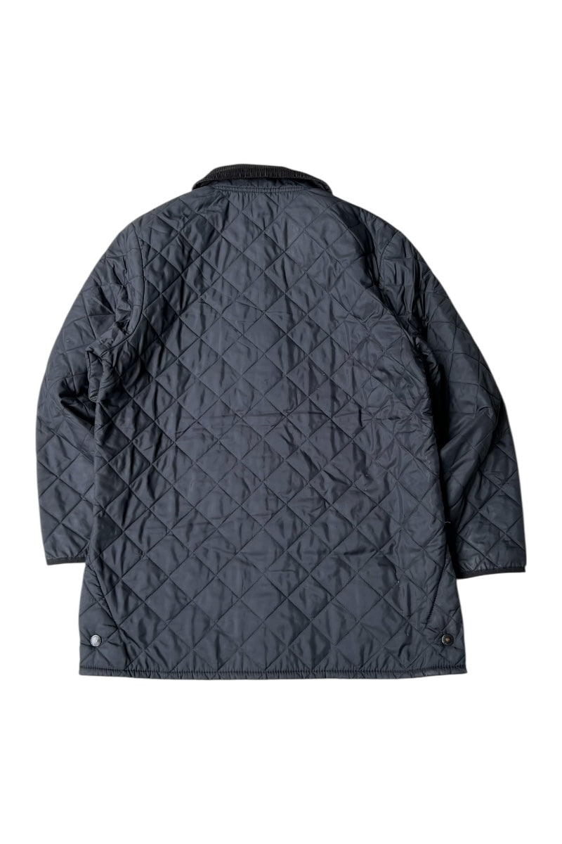 Y2K EARLY 00'S NYLON QUILTING JACKET / BLACK [SIZE: L USED]