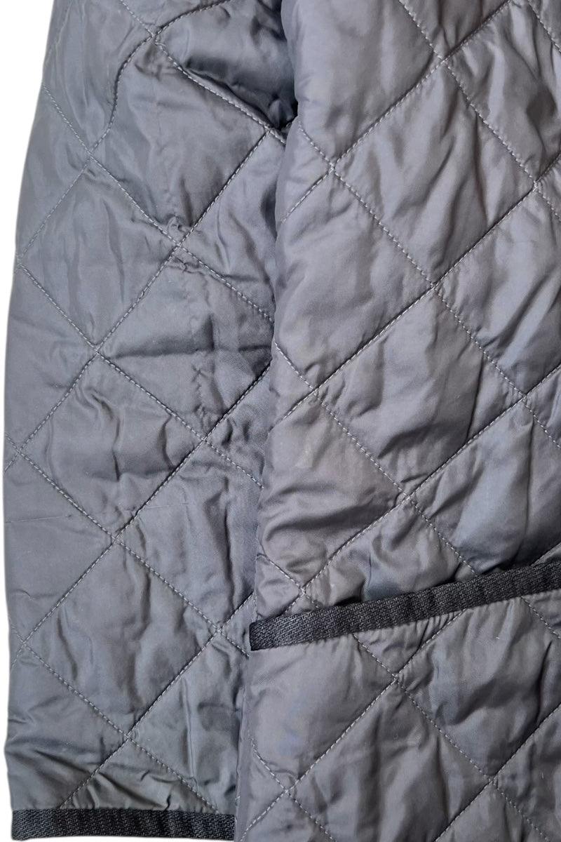 NYLON QUILTING JACKET / BLACK [SIZE: M USED]