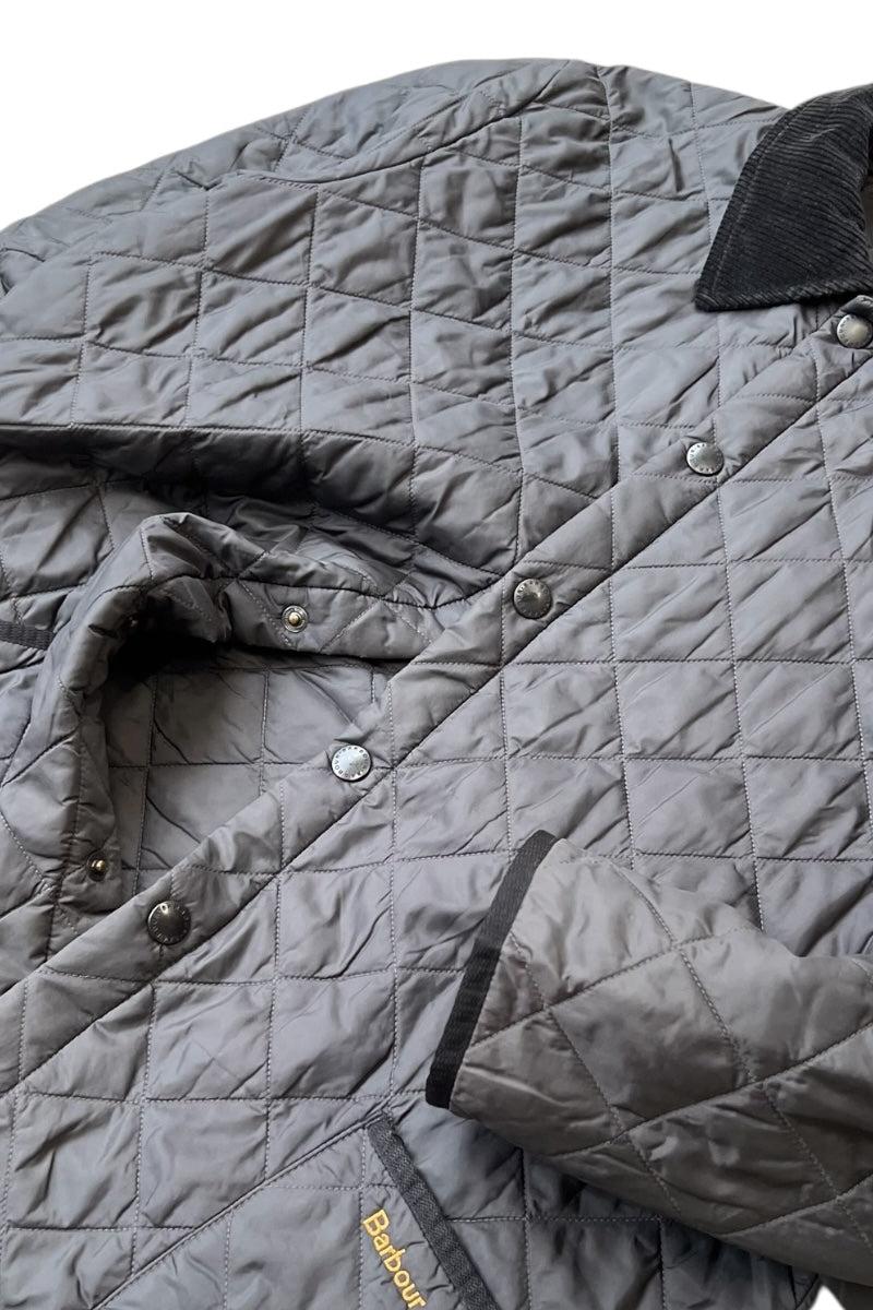 NYLON QUILTING JACKET / BLACK [SIZE: M USED]