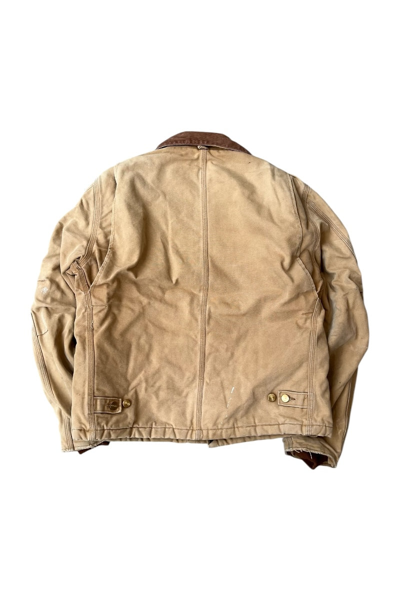 90s-Y2K Early 00s Traditional Jacket, USA Spec / Beige [SIZE: M USED]