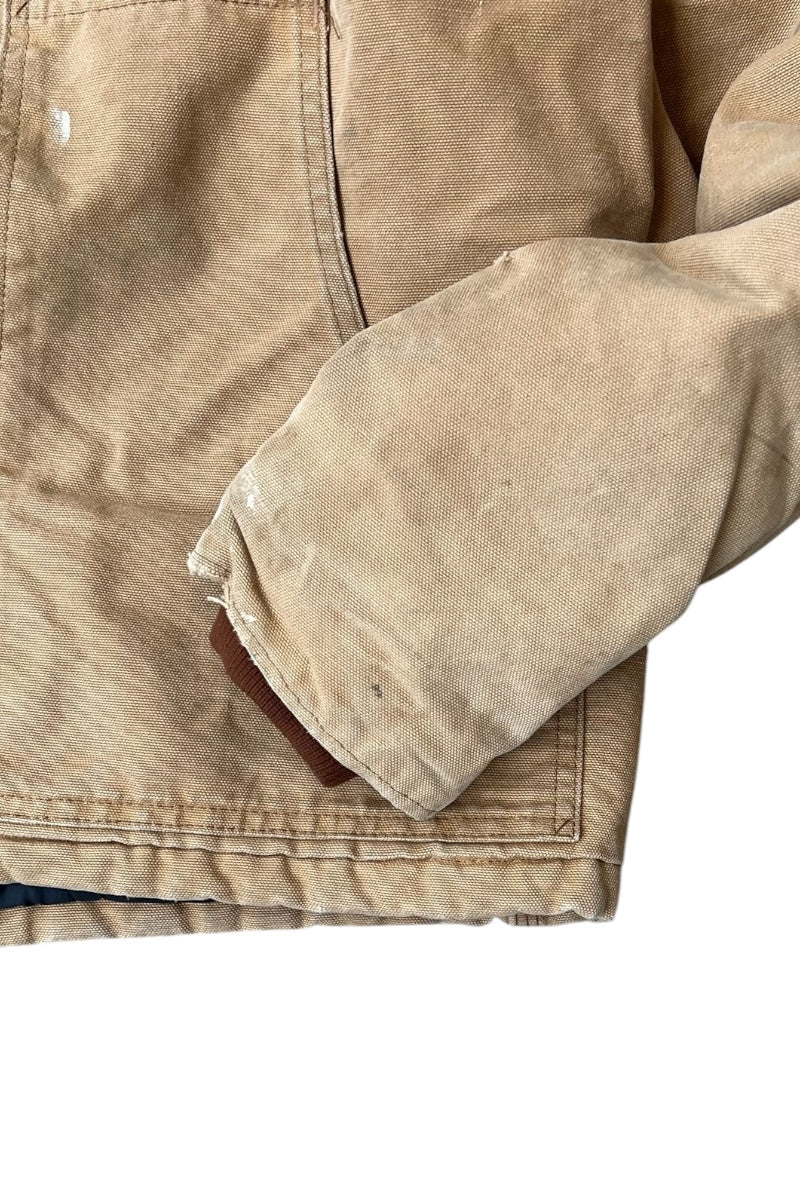 90s-Y2K Early 00s Traditional Jacket, USA Spec / Beige [SIZE: M USED]