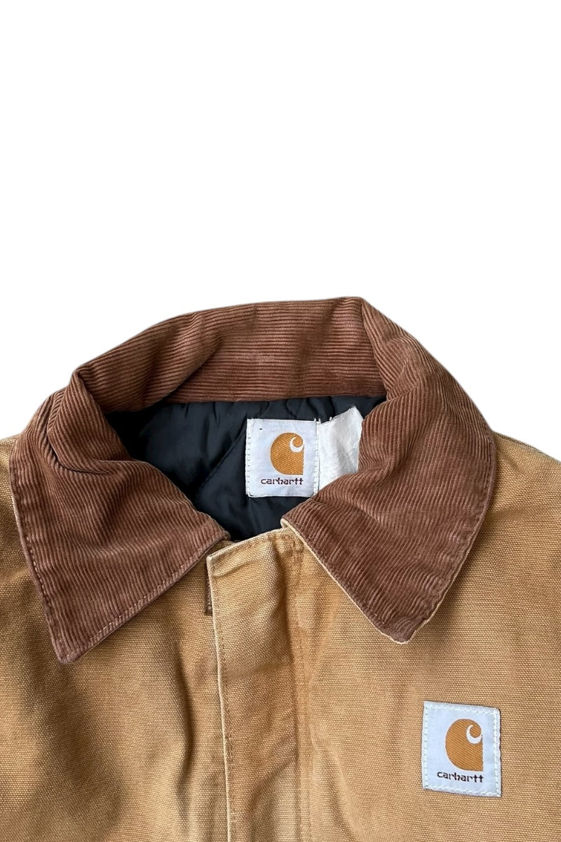 90s-Y2K Early 00s Traditional Jacket, USA Spec / Beige [SIZE: M USED]