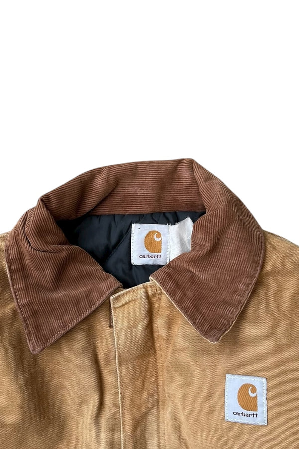 90s-Y2K Early 00s Traditional Jacket, USA Spec / Beige [SIZE: M USED]