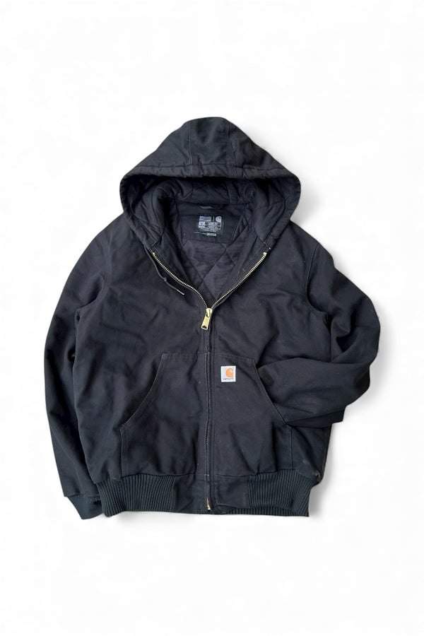 MADE IN USA 21'S DUCK ACTIVE JACKET FLEECE LINER / BLACK [SIZE: S USED]