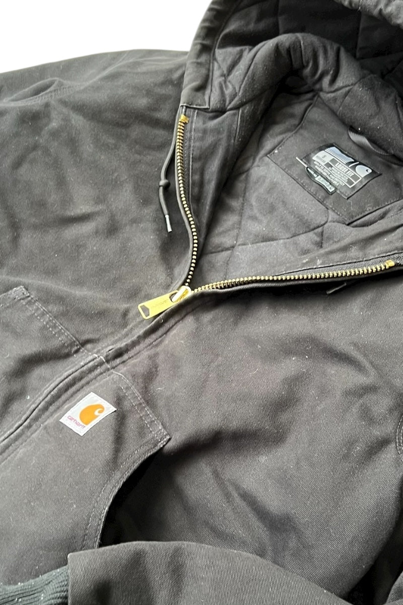 MADE IN USA 21'S DUCK ACTIVE JACKET FLEECE LINER / BLACK [SIZE: S USED]