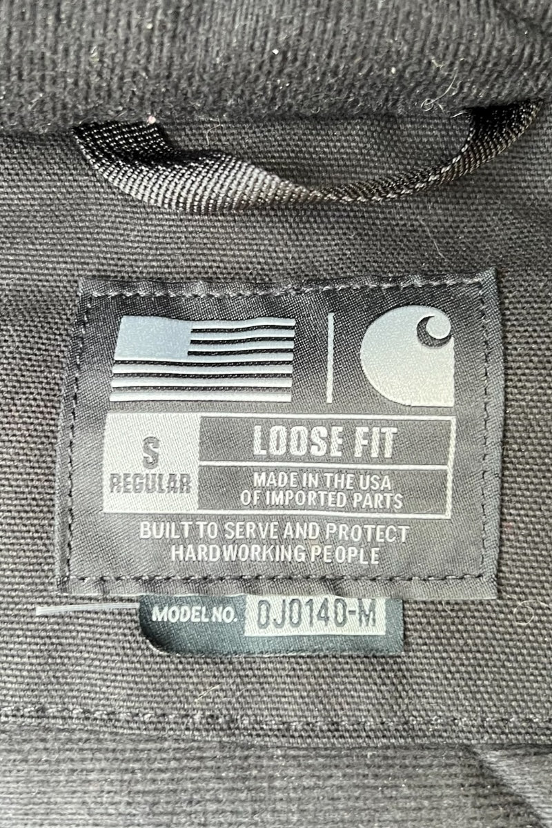 MADE IN USA 21'S DUCK ACTIVE JACKET FLEECE LINER / BLACK [SIZE: S USED]