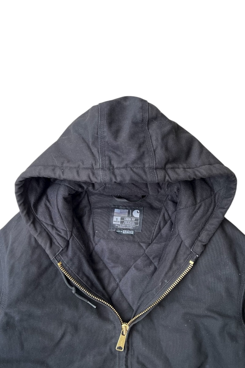 MADE IN USA 21'S DUCK ACTIVE JACKET FLEECE LINER / BLACK [SIZE: S USED]