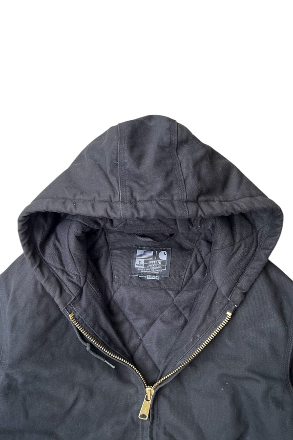 MADE IN USA 21'S DUCK ACTIVE JACKET FLEECE LINER / BLACK [SIZE: S USED]