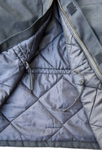 画像をギャラリービューアに読み込む, Y2K EARLY 00&#39;S NYLON DUCK TRADITIONAL COAT QUILTING LINER / BLACK [SIZE: L USED]
