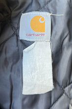 画像をギャラリービューアに読み込む, Y2K EARLY 00&#39;S NYLON DUCK TRADITIONAL COAT QUILTING LINER / BLACK [SIZE: L USED]
