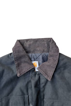 画像をギャラリービューアに読み込む, Y2K EARLY 00&#39;S NYLON DUCK TRADITIONAL COAT QUILTING LINER / BLACK [SIZE: L USED]
