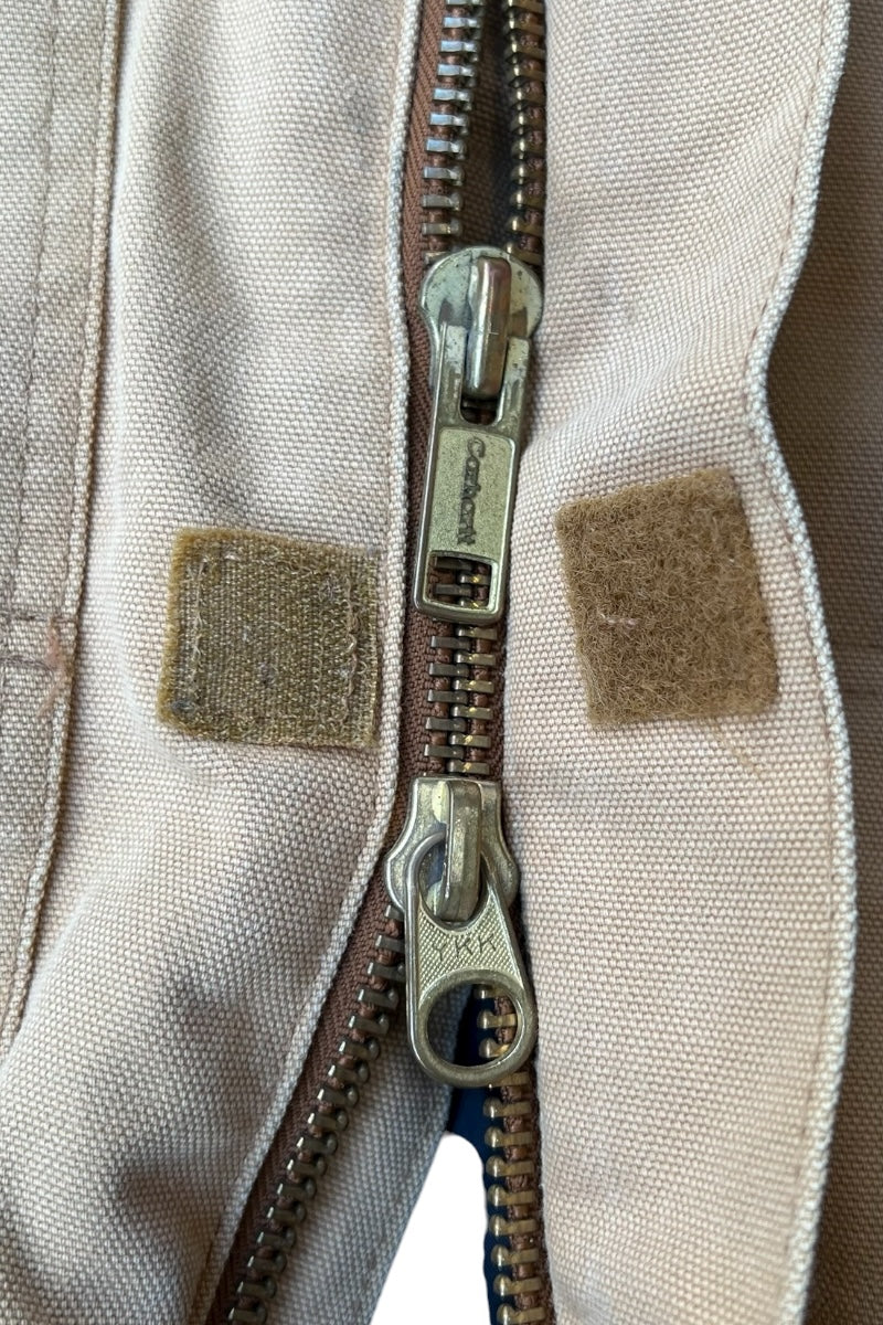 MADE IN MEXICO 12OZ DUCK TRADITIONAL COAT QUILTED LINER / BEIGE [SIZE: XL USED]