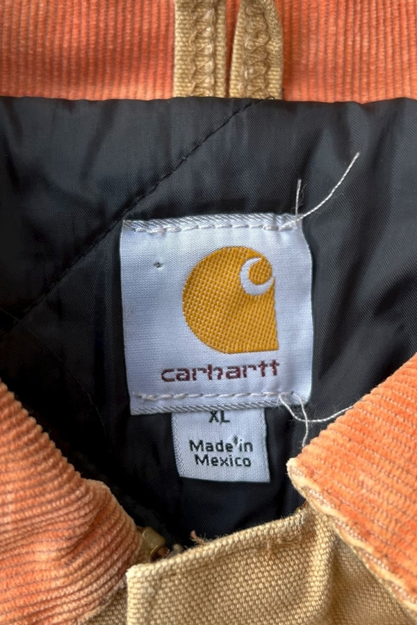 MADE IN MEXICO 12OZ DUCK TRADITIONAL COAT QUILTED LINER / BEIGE [SIZE: XL USED]
