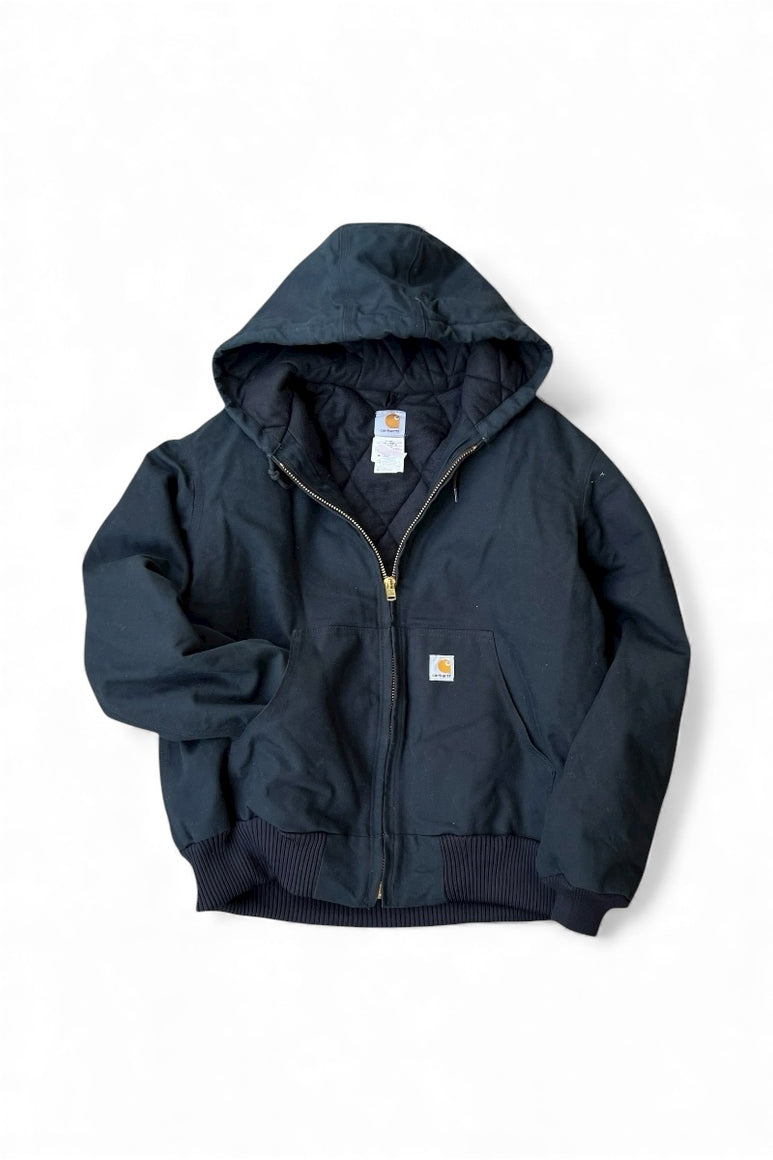 MADE IN USA Y2K 05'S DUCK ACTIVE JACKET FLEECE LINER / BLACK [SIZE: L USED]