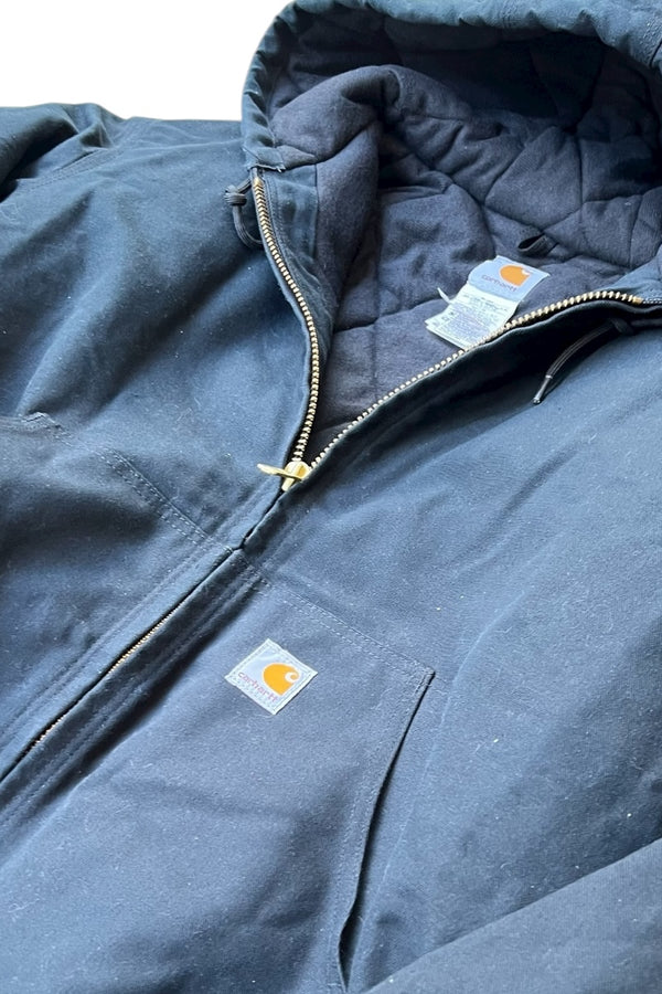 MADE IN USA Y2K 05'S DUCK ACTIVE JACKET FLEECE LINER / BLACK [SIZE: L USED]