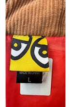 画像をギャラリービューアに読み込む, KROOKED/MARK GONZALES TRINITY SMILE CORDUROY PUFF VEST / BROWN [SIZE: L USED]
