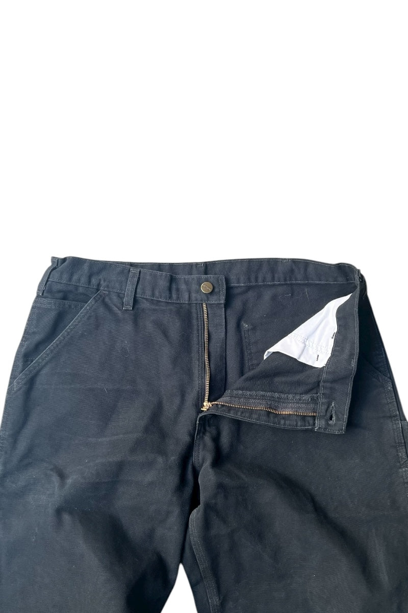 MADE IN MEXICO 16'S DUCK PAINTER PANTS / BLACK [SIZE: 35 USED]