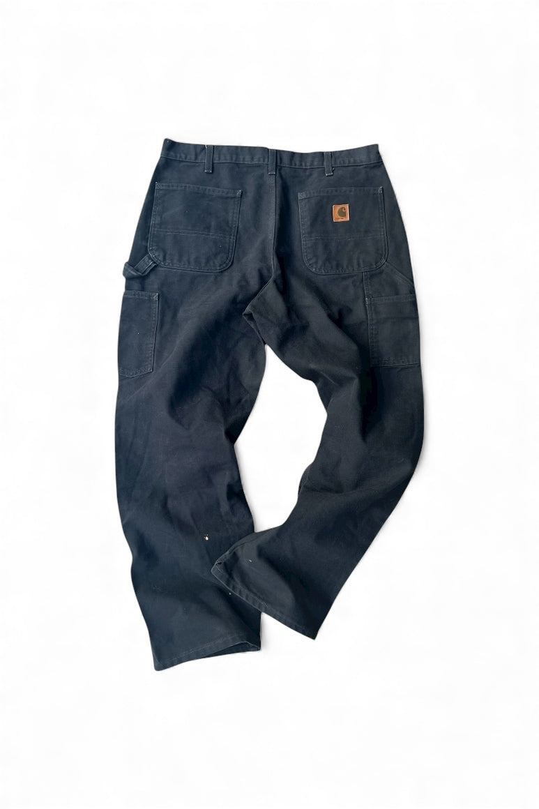 MADE IN MEXICO 16'S DUCK PAINTER PANTS / BLACK [SIZE: 35 USED]