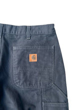 画像をギャラリービューアに読み込む, MADE IN MEXICO 16&#39;S DUCK PAINTER PANTS / BLACK [SIZE: 35 USED]
