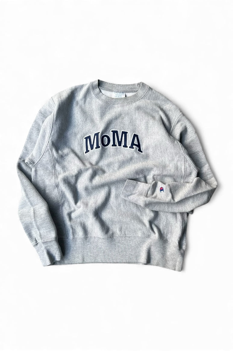 REVERSE WEAVE MOMA SWEATSHIRT / GRAY [SIZE: M USED]