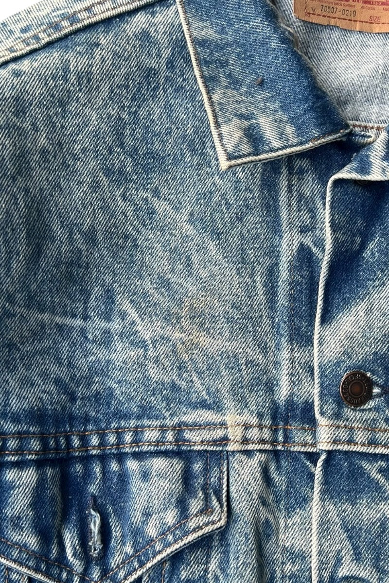 MADE IN USA 87'S 70507 0219 DENIM JACKET / INDIGO [SIZE: M USED]