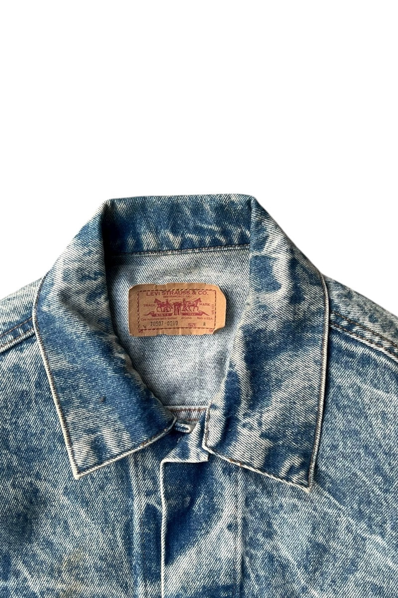 MADE IN USA 87'S 70507 0219 DENIM JACKET / INDIGO [SIZE: M USED]