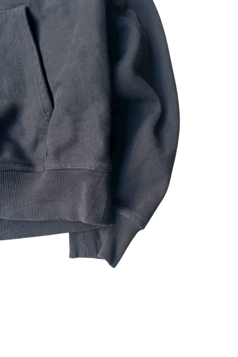 LOGO HOODIE SWEATSHIRT / BLACK [SIZE: M USED]