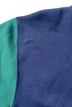 画像をギャラリービューアに読み込む, MADE IN USA 90&#39;S BICOLOR SWEATSHIRT / NAVY [SIZE: M USED]
