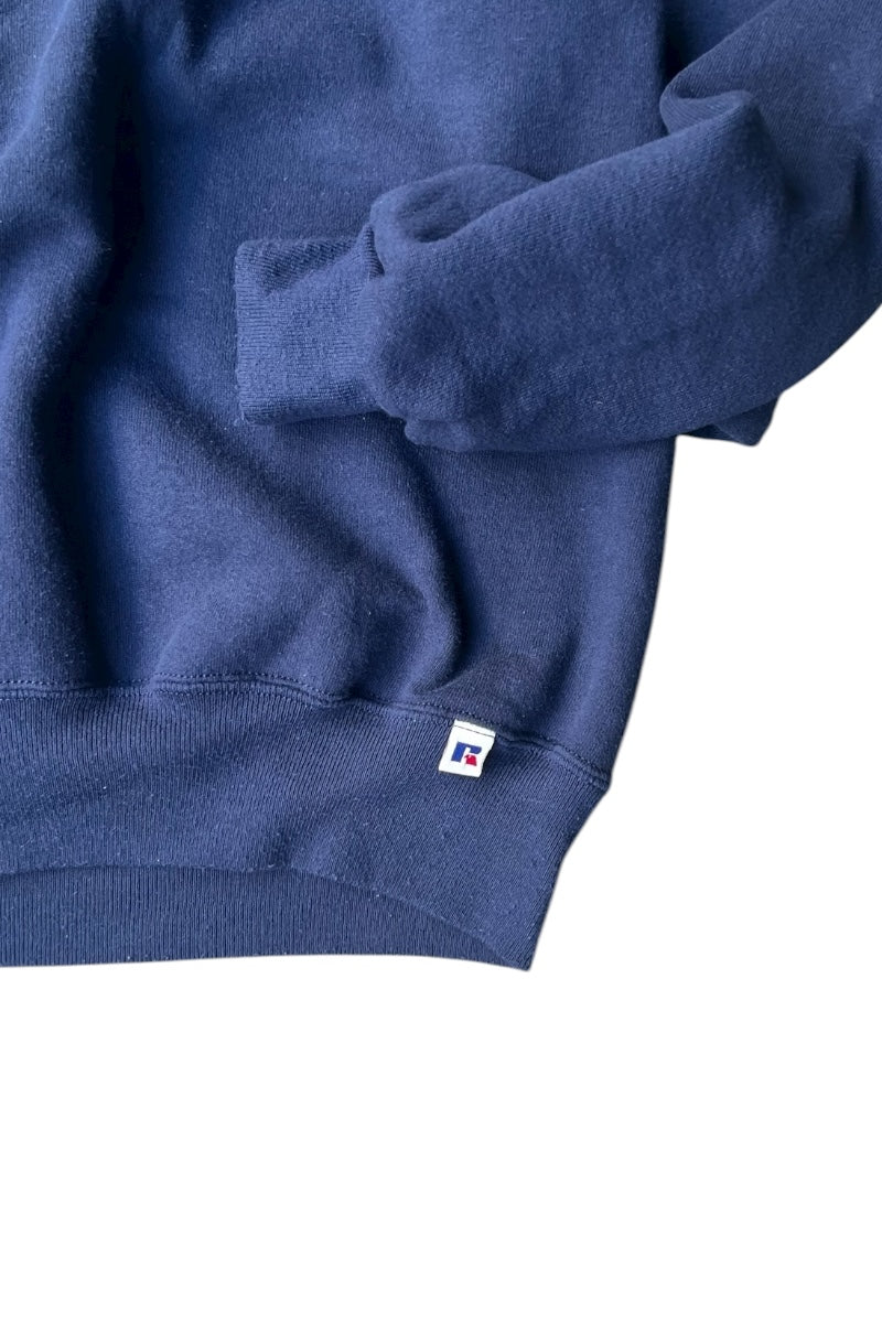 MADE IN USA 90'S BICOLOR SWEATSHIRT / NAVY [SIZE: M USED]